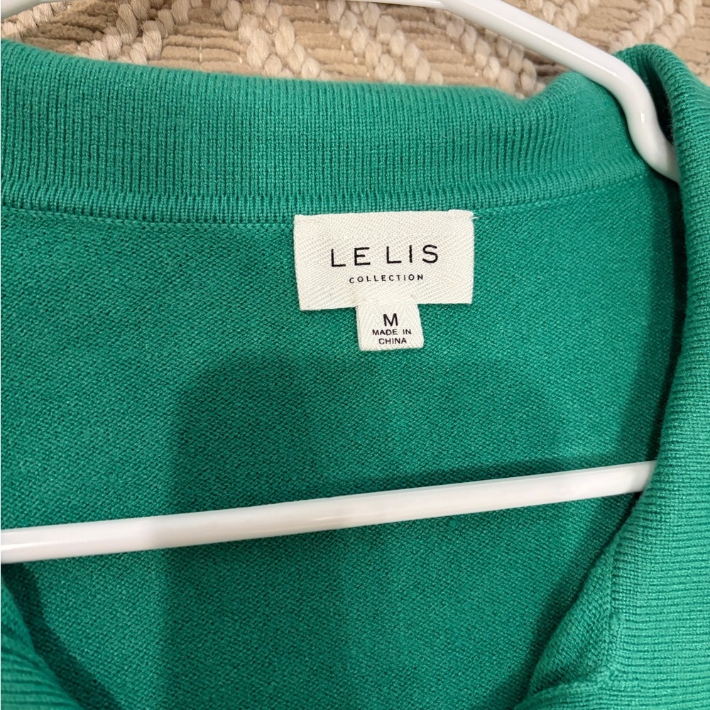 Le Lis Green Golf Sweater - Picture 2 of 4
